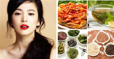 Muốn trẻ đẹp như Song Hye Kyo phải ăn những thứ này