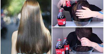 Ngỡ ngàng với kết quả mang lại khi gội đầu coca