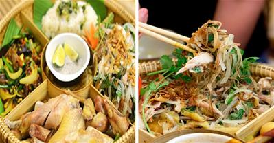 No cành bụng 4 món gà mà chưa tới 75k/người