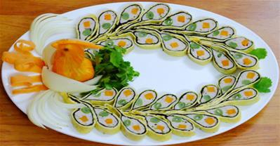 Rực rỡ với món nem công chả phượng cho mâm cỗ ngày Tết 