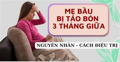 Tác nhân khiến mẹ bầu bị tiêu chảy 3 tháng giữa và các biện pháp chữa trị
