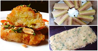 Tận dụng bánh chưng thừa sau Tết bọc khoai rán ăn chơi
