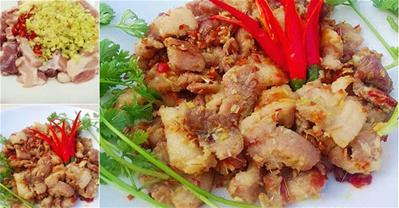 Thịt ba chỉ xào sả ớt đậm đà cho bữa cơm ngon miệng hơn