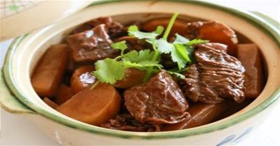Thịt bò kho củ cải cho bữa cơm ngon ngày đông
