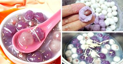Thử làm chè bột lọc khoai lang ngọt thơm thanh mát
