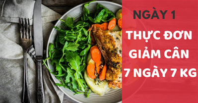 Thực đơn giảm cân trong 7 ngày rẻ, không đói, giảm 7kg - Ngày 1