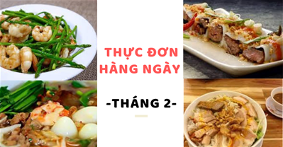 Thực đơn hàng ngày cho một tháng đầy đủ dinh dưỡng - Tháng thứ 2