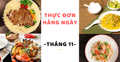 Thực đơn hàng ngày cho một tháng đầy đủ dinh dưỡng tháng thứ 11