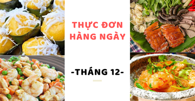 Thực đơn hàng ngày cho một tháng đầy đủ dinh dưỡng tháng thứ 12