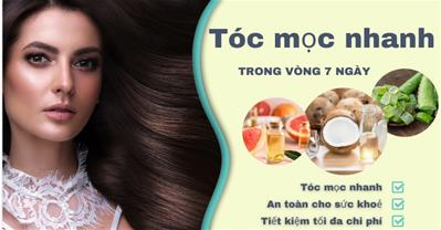 Tóc mọc nhanh trong vòng 7 ngày nếu bạn làm ngay 5 điều sau