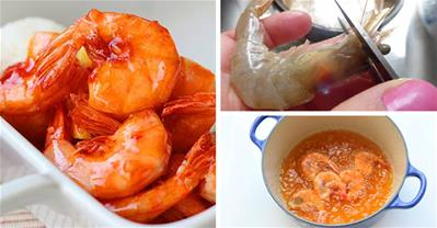 Tôm sốt trái thơm: Nguyên liệu đơn giản đưa cơm ầm ầm