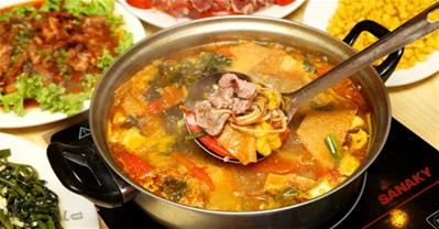 Tổng hợp các địa chỉ ăn LẨU RIÊU CUA ĐỒNG bắp bò ngon nhất Hà Nội
