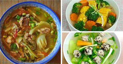 Tổng hợp các món canh ngon đưa cơm ngày đông