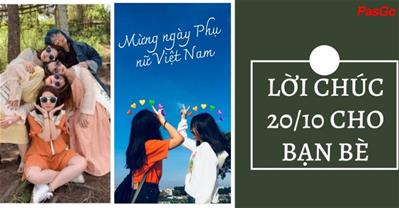 TOP lời chúc 20/10 cho bạn bè chân thành khiến tình bạn gắn bó như TRI KỶ