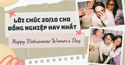 TOP lời chúc 20/10 cho đồng nghiệp,sếp ngắn gọn,ý nghĩa,gây ấn tượng tốt 
