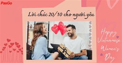 TOP lời chúc 20/10 cho người yêu CẢM ĐỘNG nhất khiến nàng say như điếu đổ
