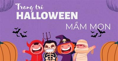 Trang trí halloween mầm non ĐƠN GIẢN đến SÁNG TẠO cho lớp học
