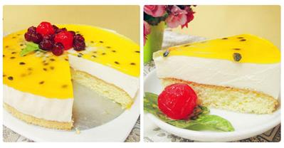 Tự làm bánh mousse chanh leo đơn giản tại nhà