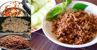 Tự làm mắm tép chưng thịt thơm ngon ăn mãi không chán