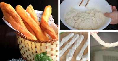 Tự làm quẩy nóng hổi, vàng ươm, giòn ngon mà 100% sạch