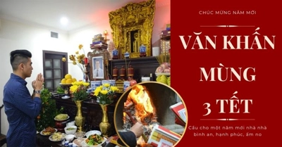Văn khấn mùng 3 Tết chuẩn, dễ LINH ỨNG rước may mắn, rước lộc đầu năm

