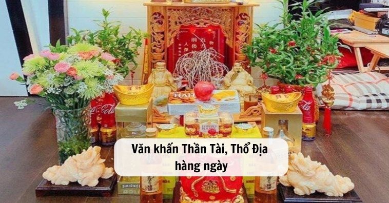 Văn khấn Thần Tài hằng ngày lộc tới ùn ùn tiền vàng ngập két 2026