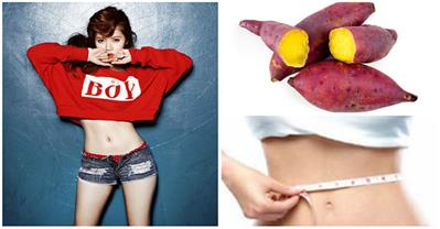Xuống 5kg sau 1 tuần nhẹ nhàng nhờ khoai lang luộc