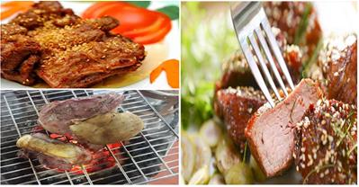 Xuống bếp học cách làm dê nướng tảng ngon miễn chê