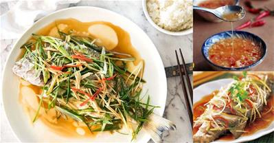 Xuýt xoa cá hấp mắm gừng thơm lừng góc bếp