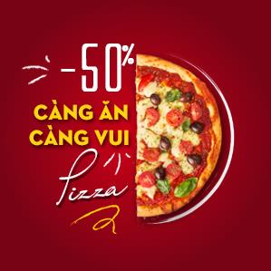 Top QUÁN PIZZA chuẩn vị - Ưu đãi hấp dẫn
