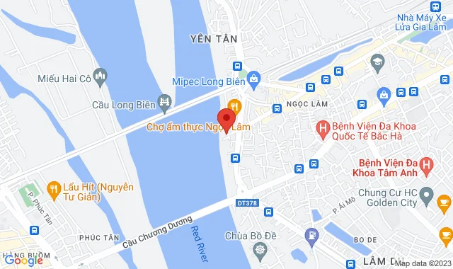 Khu chợ ẩm thực Ngọc Lâm, P. Ngọc Lâm, Q. Long Biên