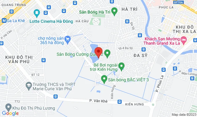 Khu liên hiệp thể thao cây xanh (đối diện sân tập gold), P. Kiến Hưng, Q. Hà Đông
