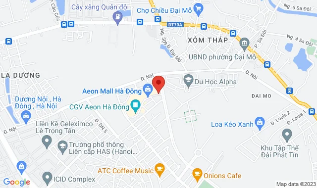 Lô T261, Tầng 2, TTTM Aeon Mall Hà Đông, P. Dương Nội, Q. Hà Đông
