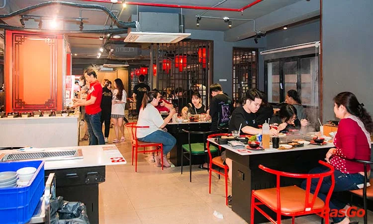 nhà hàng buffet lẩu nướng macao sik dak fook tầng 3 trần hưng đạo b 10
