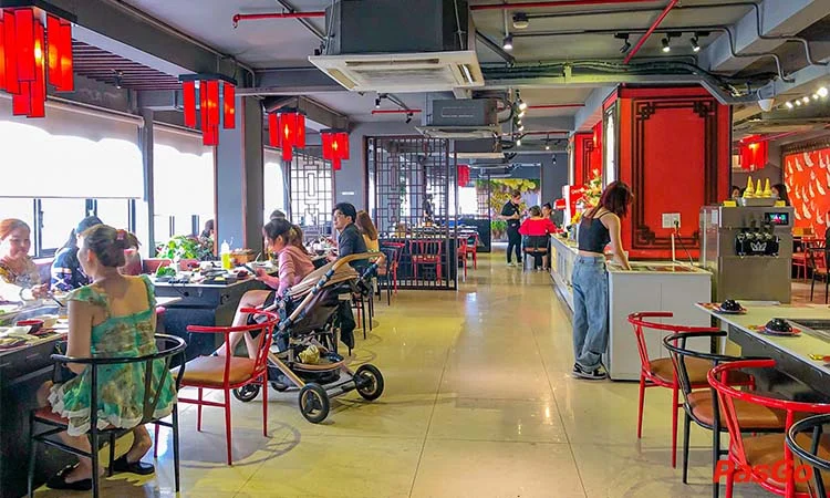 nhà hàng buffet lẩu nướng macao sik dak fook tầng 3 trần hưng đạo b 8