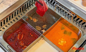 Nhà hàng Dainty Hotpot Lạc Long Quân bữa tiệc buffet lẩu châu Á 3