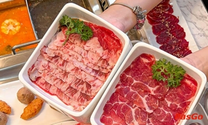 Nhà hàng Dainty Hotpot Lạc Long Quân bữa tiệc buffet lẩu châu Á 4