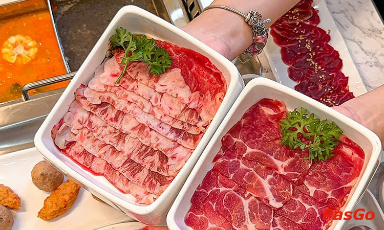 Nhà hàng Dainty Hotpot Lạc Long Quân bữa tiệc buffet lẩu châu Á 4