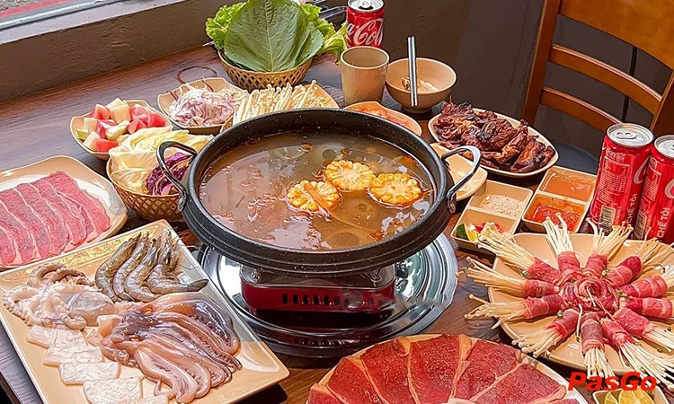 Nhà hàng Hugo BBQ Phùng Khoang bữa tiệc nướng không khói Hàn Quốc 7