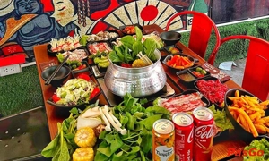 Nhà hàng Lẩu Nướng Hồng Kông Huỳnh Thúc Kháng Buffet Nướng Lẩu HongKong cực chất 6
