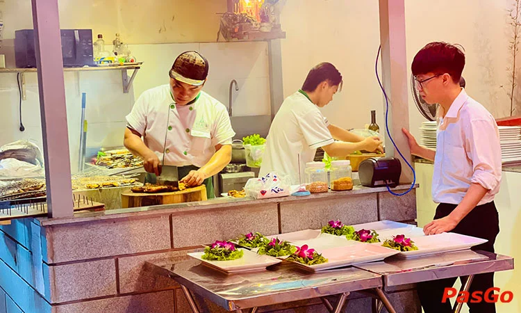 Nhà hàng Paris Lê Văn Khương nhà hàng hầm rượu không gian đẹp món ăn ngon 8