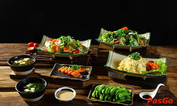 Nhà hàng Saju Sushi & BBQ Hoàng Quốc Việt Buffet Nhật Bản độc đáo 3