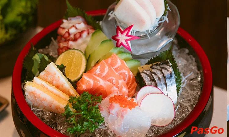Nhà hàng Saju Sushi & BBQ Hoàng Quốc Việt Buffet Nhật Bản độc đáo 7