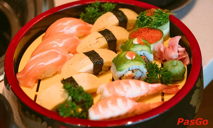 Nhà hàng Saju Sushi & BBQ Hoàng Quốc Việt Buffet Nhật Bản độc đáo 8