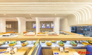 Nhà hàng Shang Chi Taiwanese Rotary Hotpot Trung Hòa Buffet lẩu băng chuyền Đài Loan 2