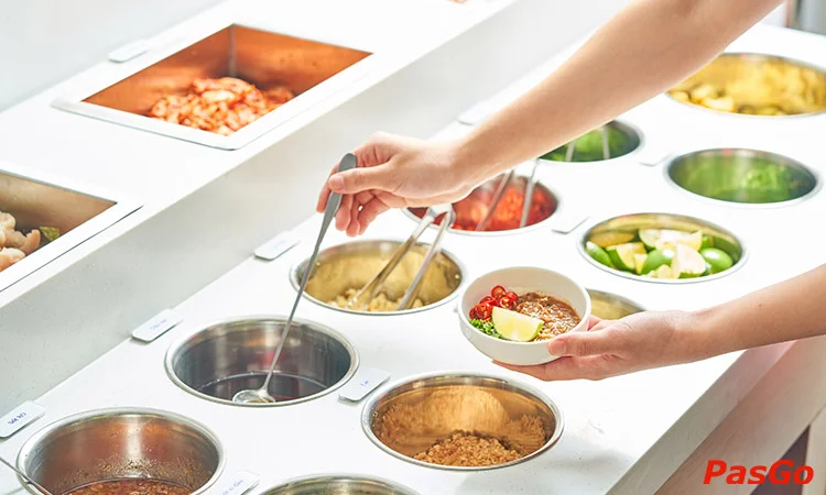 Nhà hàng Shang Chi Taiwanese Rotary Hotpot Trung Hòa Buffet lẩu băng chuyền Đài Loan 8
