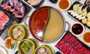 Nhà hàng XieXìe Hotpot Dimum Cộng Hòa Buffet Lẩu Băng Chuyền Trung Hoa 3
