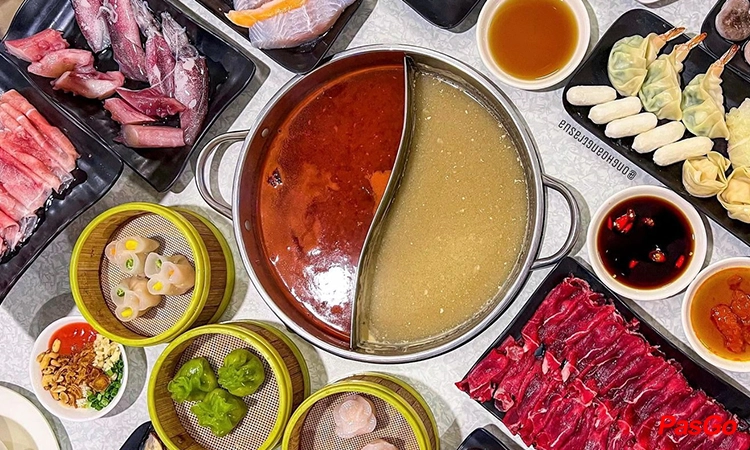 Nhà hàng XieXìe Hotpot Dimum Cộng Hòa Buffet Lẩu Băng Chuyền Trung Hoa 3