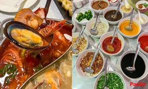 Nhà hàng XieXìe Hotpot Dimum Cộng Hòa Buffet Lẩu Băng Chuyền Trung Hoa 5