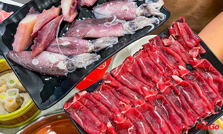 Nhà hàng XieXìe Hotpot Dimum Cộng Hòa Buffet Lẩu Băng Chuyền Trung Hoa 6